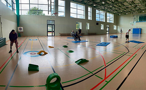 CARVINGGOLF: Rollstuhlgolf Halle