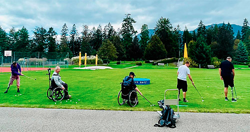 CARVINGGOLF: Short Golf Reha-Sport im Rehabilitations Zentrum Häring